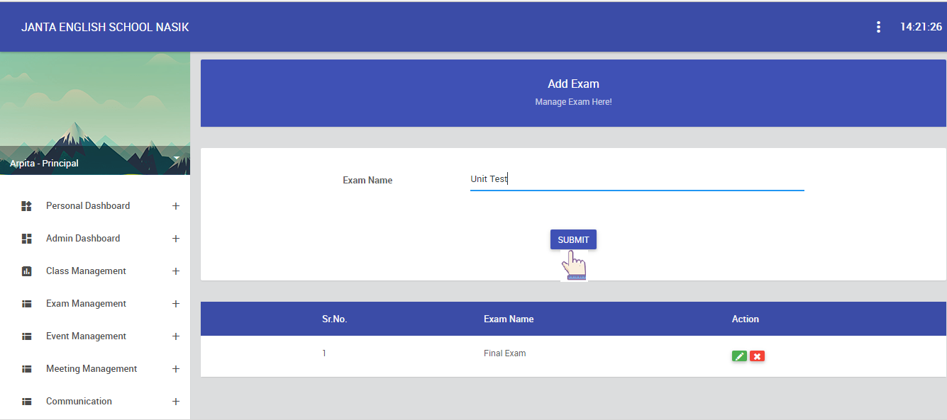 Exam Names